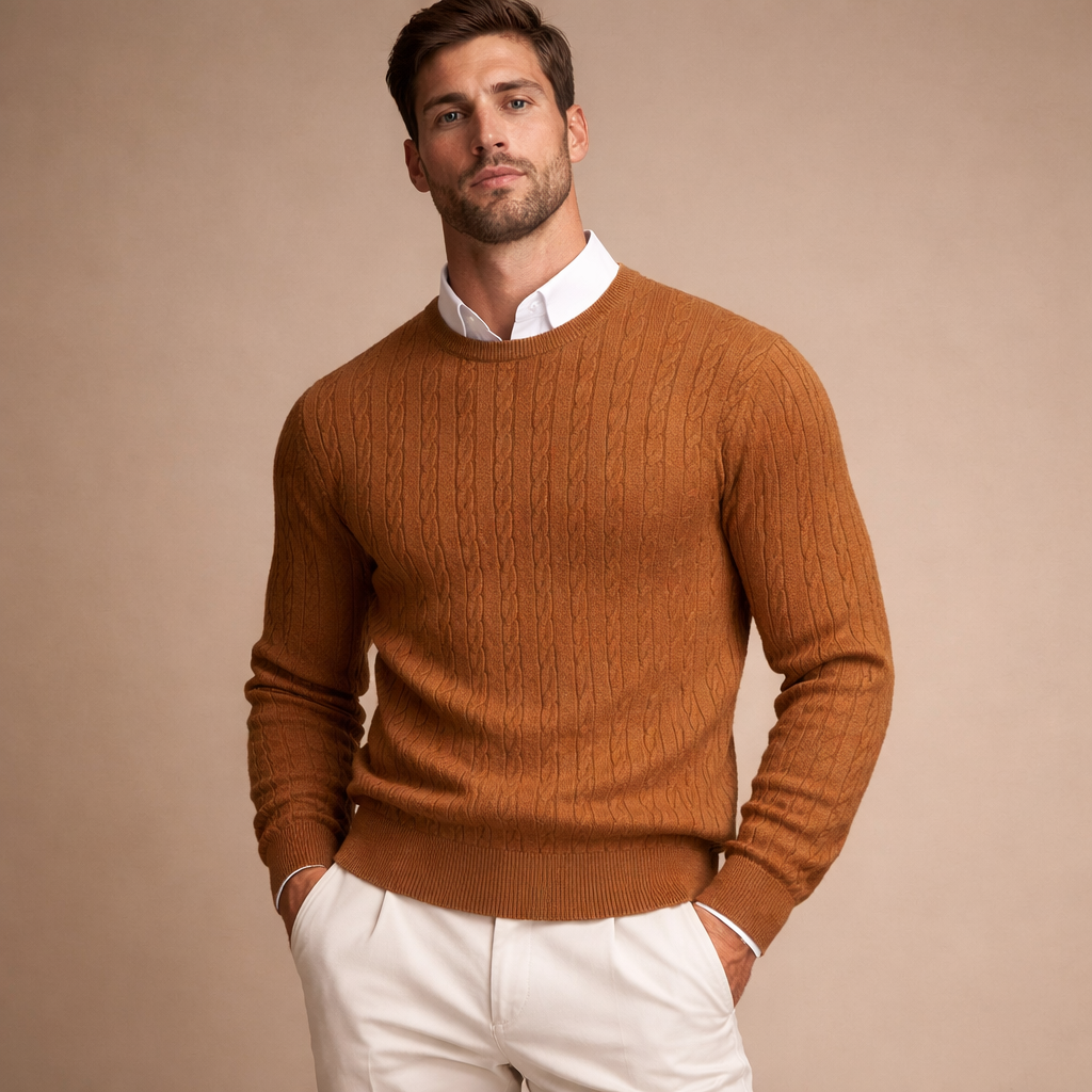 Pull Montclair en Maille Torsadée Premium