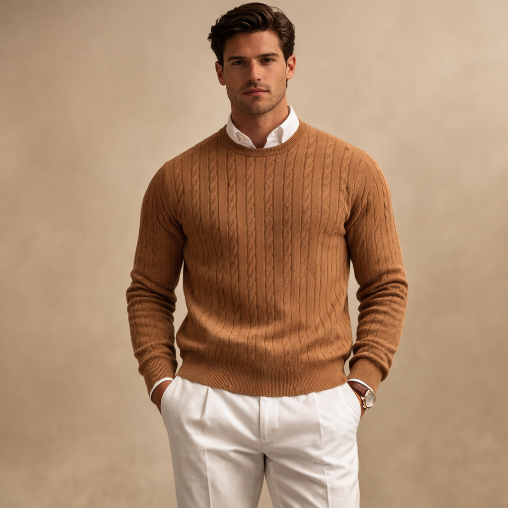 Pull Montclair en Maille Torsadée Premium